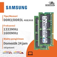 RAM LAPTOP SAMSUNG DDR3 4GB 8GB 1333MHz 1600MHz ORIGINAL RAM SODIMM 1.5v 1.35V