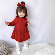 HFB Cinderella Knitted Dress for Baby Girl