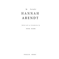 The Portable Hannah Arendt by The Portable Hannah Arendt