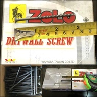 Gypsum Screws ZOLO Gypsum Screws 6 x 3" Inch 3 Inch Box 7 Cm 7Cm