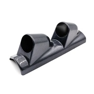2" 52mm Carbon Fiber A Pillar Pod 2 Hole Gauge Holder Pod Drivers Side Left side Gauge pod TT100219