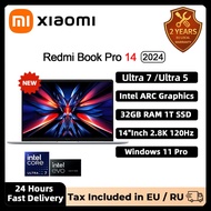 [NEW] Redmi Book Pro 14 2025 Komputer riba Intel Ultra5 125j 7 155j Ram 32gb Ssd 1tb 14inci 2.8k 120