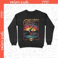 Sweater Guns N'Roses, The Last Boss Of Music Idol, Unisex Felt Cotton 100% 2 Colors 0388