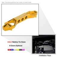 14Cm D1-SPEC Nhôm Xe Đồ Buộc Ắc Quy Nẹp Hợp Kim Pin Giữ Chặt Cho Honda Civic (Vàng)