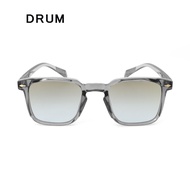 AF8 DRUM Unisex Retro Squared Polarized Sunglasses- Grey