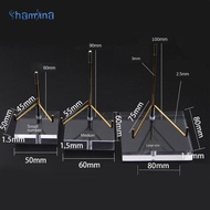 [Shamjina] Acrylic Display Holder Plastic Display Easel Stands for Rock Mineral Agate Small Collecti