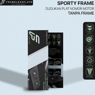 Frameless Plate Motorcycle License Plate Holder (Clean Look) R-77