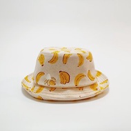 【HiGh MaLi】經典漁夫帽-就愛蕉朋友之我愛芭娜娜/白#禮物#香蕉