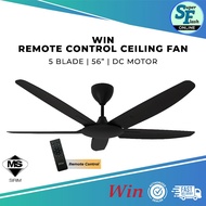 WIN Ceiling Fan With Remote Control | 56inch | 5 Blade | SIRIM Approved