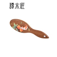 Tan Carpenter Hair Care Comb Big Orange Dali Natural Airbag Massage Wooden Comb Ladies Comb Clean Sc