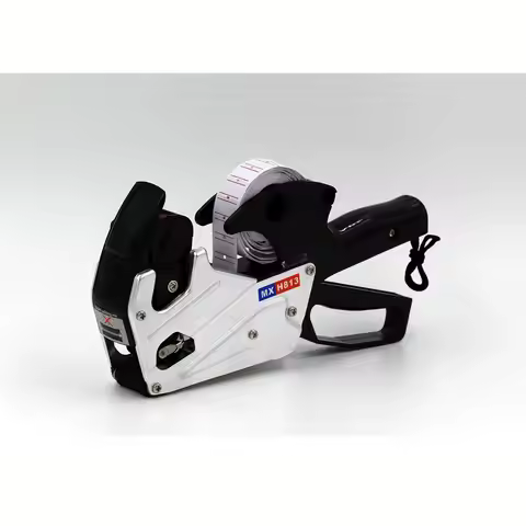 1Pcs New A-line Price Tag Labeller MX-H813 Label Paper Pricing Tag Display Tool 8 Digits Label Maker
