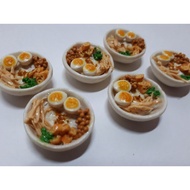 Refrigerator Magnet for chicken and egg porridge cakwe