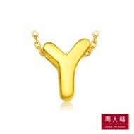 CHOW TAI FOOK 999 Pure Gold Alphabet Pendant - Y R16243