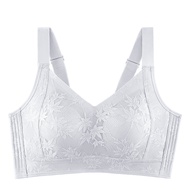 【MISUIY】【EADY STOCK】 Plus Size FELLO Women Lady Cup (CDE) Latex Back Buckle Support Non-Wired Sleep