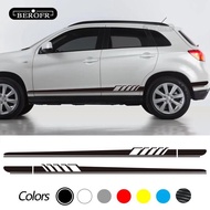 For Mitsubishi Lancer 10 9 EX Outlander 3 ASX L200 Ralliart Competition Car Side Sticker Vinyl Film 