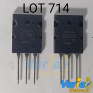 TOSHIBA TRANSISTOR 2SA1943 2SC5200 TOSHIBA LOT 714