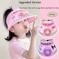 Kids Hat Cooling Fan Baby Hat Kids Cap Beach Hat Kids Topi Kids Sun Hat Kids Hat Girl Hat Fan