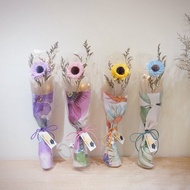 夢境後花園單支畢業花束 /乾燥花束/永生花/太陽花/畢業乾燥花束