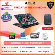 Acer PREDATOR HELIOS NEO 16 ONE PIECE RTX4060 8GB/i7 13700HX 16gb 1TB