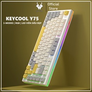 [HN - HCM EXPRESS] Keycool Y75 Mechanical Keyboard | RGB Led | Wireless 3 Modes | Hotswap 5 Pin TAIL