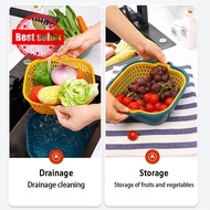 Drainage Basket Drainage Basket Pp Material Can Be Used To Wash And Blooming Vegetables H2w9