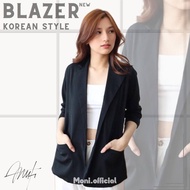 Long Sleeve Korean Women's Blazer - Premium Casual Longsleeve Blazer - Plain Basic Women's Outer - Office Women's Suit - Work Blazer