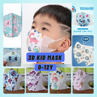 Kids Mask 10pcs 3D KN95 children's cartoon mask 0-3 Years 3 ply Duckbill children's school mask Comfortable Breathable 3D / KN95 / KF94 CARTOON KIDS/ BABY DISPOSABLE FACE MASK | CHILD FACE MASK spiderman mask