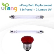 Upang Lamp Set (2UV + 1 Infrared) / Lampu Upang