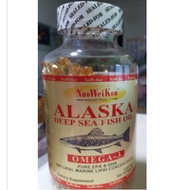 Alaska Deep Sea Fish Oil Omega 3 -  300 Softgels 1000 Mg /  鱼肝油