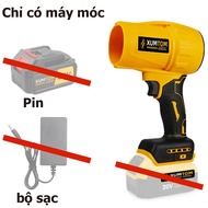 【XUMTOM】New2025 Turbofan 21V Máy Thổi Phản Lực Không Dây Thổi Lá Máy Thổi Bụi Chân Pin For MAKITA Ba