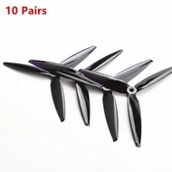 10Pairs(10Cw+10Ccw) HQPROP 7X4x3 7040 3-Blade PC Propeller For RC FPV Freestyle 7Inch Long Range Lr