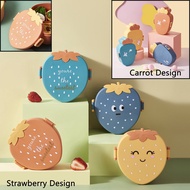 Coya Cozy 6519/6520 Cute Style Strawberry Carrat Design BPA-Free Food Grade PP Portable Partition Ki