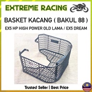 ( Kacang 88 ) Front Basket + Bracket EX5 HP High Power Old Model Lama / EX5 Dream Bakul Raga Depan +