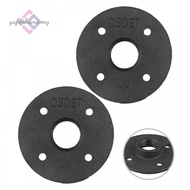 Black Painted Floor Flange 4 Bolts Compact Design Space-saving Stable Connection