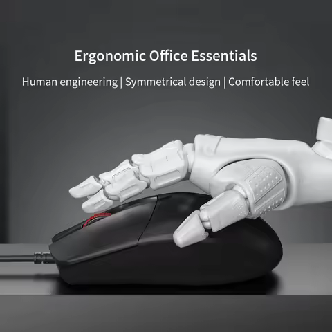 Lenovo Classic Wired Ergonomic Design High Sensitivity Durable USB Optical Gaming Mouse Business Hom