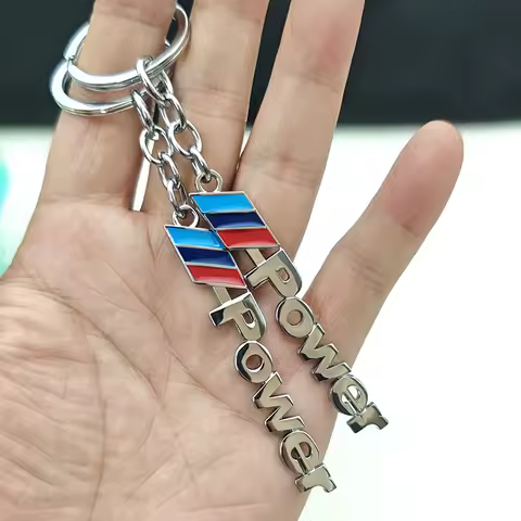 Metal Women Men Luxury M Power Car Keychain for E39 E46 E60 E90 F10 F30 G20 G30 M2 M3 M4 M5 Sport X1