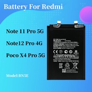 Battery Compatible For REDMI NOTE 11 PRO 5G 2201116SG / POCO X4 PRO 5G  2201116PG Bateri BN5E