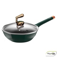 TKIS Panci Wajan Premium Persegi Delapan Maifan Stone 32 cm Anti Lengket Double Bottom Frypan TK-831