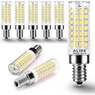 ALIDE E12 10W 6000K LED Candelabra Bulbs 100w Equivalent 1200lm 0.73 * 3.15inch, Non-dimmable, 5Pack