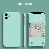 Liquid Silicone Phone Case for iPhone 12 13 11 Pro XS Max IX XS XR I8 I7 Plus