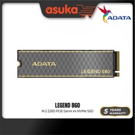 Adata Legend 860 500GB / 1TB / 2TB M.2 2280 PCIE Gen4 x4 NVMe SSD