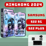 Samsung S22 5G, S22 PLUS, S23 5G, S23 PLUS kingkong blue tempered glass|SS screen protector|ANHCASE8