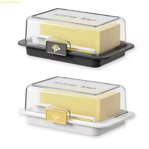 NEW Butter Dish with Lid Butter Dividing Storage Box Container Kitchen Storage Seal Butter Splitting