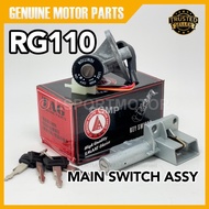 SUZUKI RG110 MAIN SWITCH ASSY (TAG) IGNITION SWITCH KEY LOCK STARTER SWITCH SEAT LOCK SWITCH RG 110