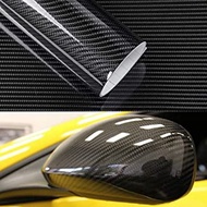 Ready stock 6D Carbon Fiber Car  Wrap Film Sticker