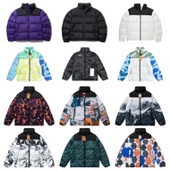 2025 Fashion Large Size Women Mens Embroidery 1996 Thickened Down Jacket Windproof / Waterproof