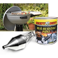 (300°C) BBQ grill paint  ALUMINIUM PAINT HEAVY DUTY BRAND PROTECTIVE COATING  1L (Heat Resistant Alu