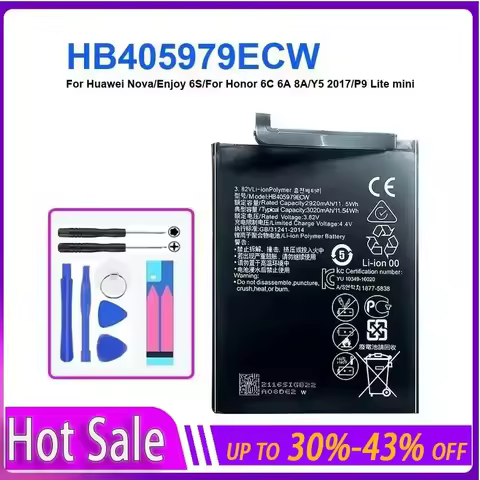 Battery HB405979ECW for Huawei Y5 2019 AMN-LX1 LX9 L21 L29 for Honor 8S KSE-LX9 KSA-LX9 Ksa-Al00 5.7