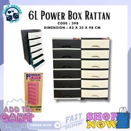 L POWER BOX RATTAN PLASTIC BASKET DURABOX LAYER DRAWER Plasticrattandrawer Drawer Organiser Durabox