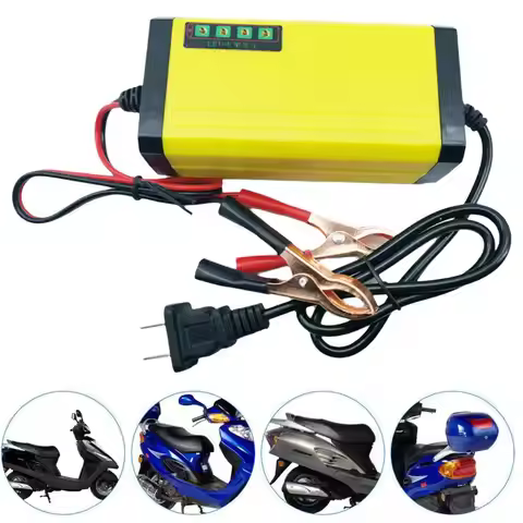 Car Battery Charger 220V Power Puls Repair Charger Moto Truck Battery Charger 12V 2A 3A Wet Dry Lead